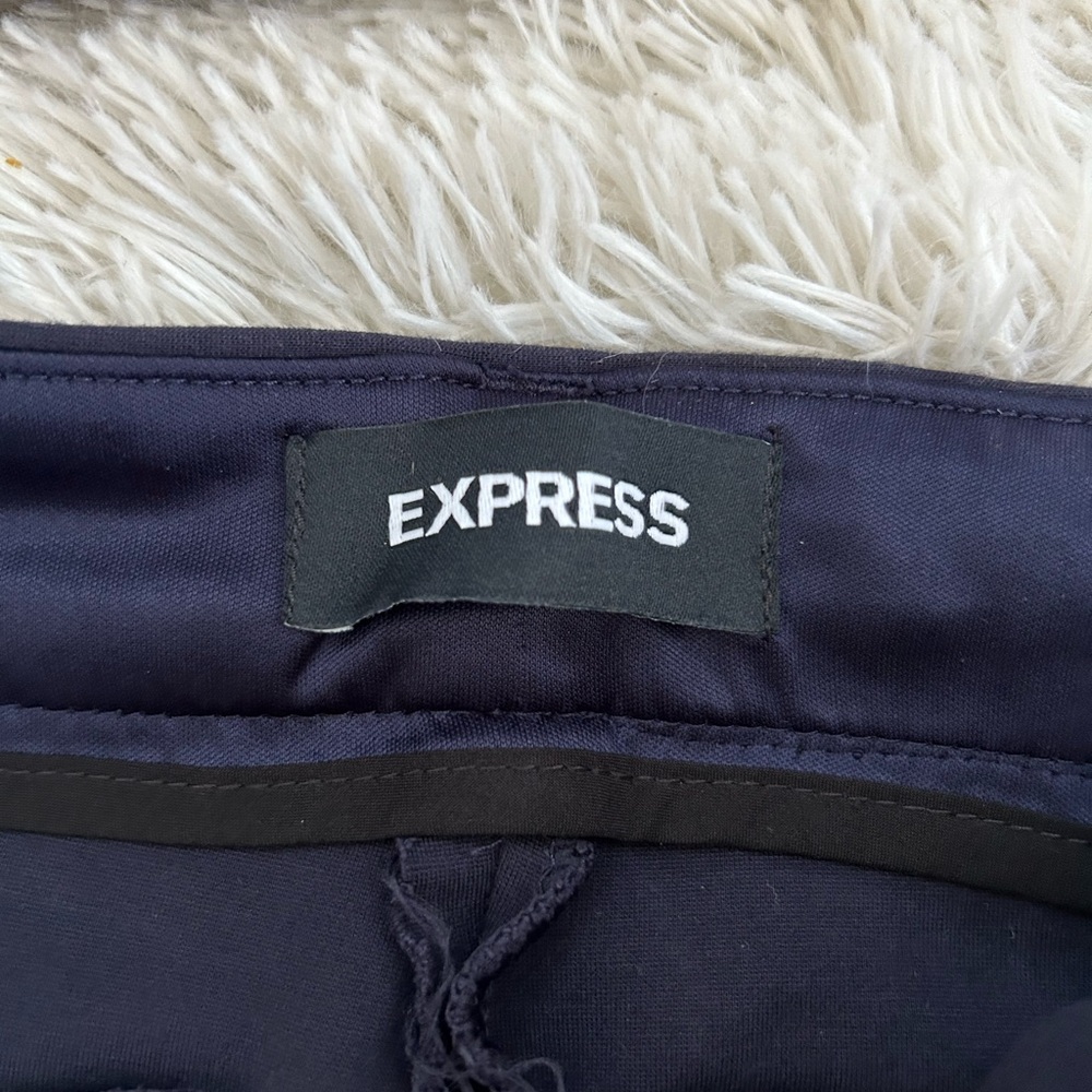Express Navy Blue Skinny Mid Rise - Picture 6 of 7